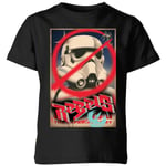 T-Shirt Enfant Poster Star Wars Rebels - Noir - 3-4 ans - Noir