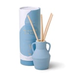 Paddywax Reed Diffuser Set Santorini Fragrance Diffusers For Home, 118ml, Light Blue - Rosemary Sea Salt