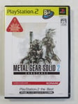 METAL GEAR SOLID 2 SUBSTANCE SONY PLAYSTATION 2 (PS2 THE BEST SERIES) NTSC-JAPAN