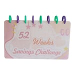 1PCS Budget Book Saving Challenge Book of Money Organizer PVC R3P88959