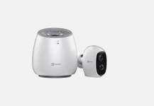 EZVIZ Full HD WiFi Indoor/Outdoor Wire Free Camera 4G Hub Siren CS-WLB-B1