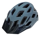 Prophete Casque de vélo avec LED intégrée, Fermeture Fidlock, Taille 55-58 cm, Gris Mixte-Adulte, 55-58cm