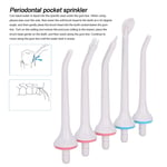 6pc Replacement Tip Accessory for Oral Irrigator Water Flosser Teeth Cleaning F