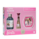 Corine de Farme - Coffret Barbie Enfant - Eau de Toilette 30ml Florale & Fruitée + Gel Moussant 3 en 1, Cheveux & Bain - Ingrédients Naturels