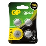 GP Litium Cell Batteri, CR2032 4 stk