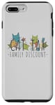 Coque pour iPhone 7 Plus/8 Plus Cat Tax Family Discount Médias sociaux Tendance Mème