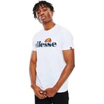 ellesse Mens Sl Prado Tee T-Shirt, White, XS EU