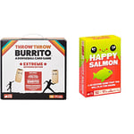 Exploding Kittens Throw Throw Burrito Extreme Outdoor Edition Card Games for Adults Teens & Kids - Fun Family Games - A Dodgeball Card Game & Happy Salmon by - Card Games