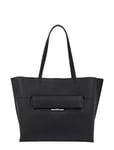 Ck Linear Md Shopper_Saffiano Shopper Väska Black Calvin Klein