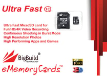 64GB MicroSD Memory card for Easypix GoXtreme Barracuda, BlackHawk action camera
