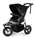 Out n About nipper single V5 pushchair Summit Black Basket & Raincover 0m-22kg