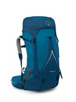 Osprey Atmos AG LT 50 Mens Backpacking Backpack Night Shift/Scoria Blue S/M