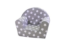 KNORRTOYS.COM Knorrtoys 68341-Kindersessel-Stars White Fauteuil pour Enfant, Coton