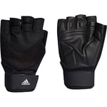 adidas Aeroready HA555 Gants de Maintien du Poignet d'entrainement Unisexe Noir/Blanc Taille XS