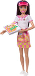 Poupée Barbie Skipper Pizzaiola Avec Pizza Travail Pizzeria Originelle Mattel