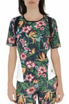 Adidas Y-3 Women's 2015 Roland Garros Climalite Flower Tennis Shirt Top S86978 S