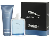 Parfum Homme Jaguar Classic Lot EDT 100ml+ Gel Bain Douche Échantillons Cadeau