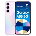 Samsung Galaxy A55 Smartphone 128 Go 5G Lilas