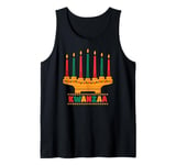 Kinara Seven Candles Principles Of Kwanzaa Happy Kwanzaa Tank Top