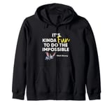 Disney 100 Walt Disney Quote Dumbo Do the Impossible D100 Zip Hoodie