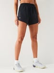 Gym + Coffee Women's Training Workout Shorts - Black, Black, Size M, Women