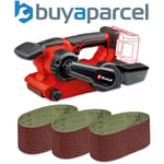 Einhell Power X-Change 18v Brushless Cordless Belt Sander TP-BS 18/457 Li BL +3