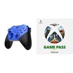 Xbox Elite Wireless Controller Series 2 - Core Edition (Blue) + Game Pass Ultimate 1M