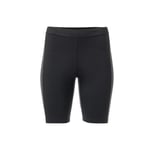 Aclima Womens WarmWool Long Shorts W/WindWool (Svart (JET BLACK/MARENGO) Small)