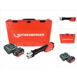 Romax 4000 Sertisseuse sur batterie 18 v électro-hydraulique + 1x batterie 10,0 Ah cas + chargeur + coffret - Rothenberger