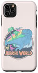 Coque pour iPhone 11 Pro Max Jurassic World: Fallen Kingdom T-Rex Dino Scene Pastel Logo