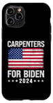 Coque pour iPhone 11 Pro Charpentiers pour Biden 2024