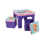 Table + 2 tabourets pliables Pat'Patrouille Stella et Everest