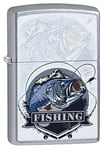 Zippo Lighter Bass Fishing Design