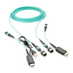 Inakustik optisk MPO HDMI-kabel - 10K, HDMI 2.1b, 48 Gbps 30m