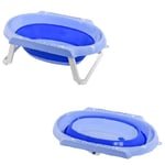 Folding Baby Bath Tub Portable Foldable Non-Slip Legs Bathing Shower Toddler Kid