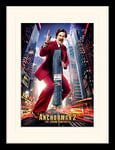 Anchorman 2 (Ron Burgundy 30x40 cm Mounted & Framed