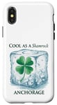 Coque pour iPhone X/XS Des racines irlandaises en Alaska : un point d'ancrage aussi cool qu'un trèfle