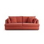 Habitat Holmfirth Fabric 3 Seater Sofa Bed - Papaya