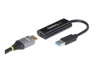 StarTech.com Adaptateur USB vers HDMI - Carte graphique externe - USB 3.0 - Slim - 1080p - Adaptateur multi-écrans - Câble adaptateur - Conformité TAA - USB type A mâle pour HDMI femelle - 19 cm...