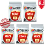 Tassimo Kenco Flat White Coffee Pods Pack Of 5 80 Capsules Rich Creamy Roasted