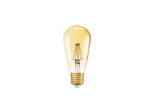 Osram Led-lampa Retro Edison Dim(50) E27 824 Klar Gold 7w Osram