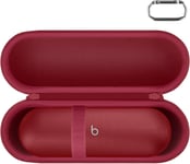 Étui Rigide Compatible Avec Beats Pill Enceinte Sans Fil Bluetooth,Non Compris Beats Pill Enceinte¿Rouge(Étui Uniquement)[X514]