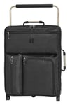 IT Luggage World's Lightest Max Size Cabin Suitcase - Black