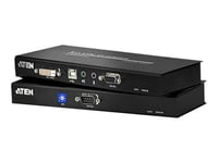 Kvm Acc Extender Aten Dvi Usb Audio Rs232 Ce600