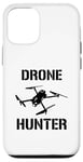 Coque pour iPhone 12/12 Pro Drone Hunter Objet volant Contrôle de la circulation aérienne