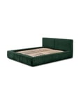 Lit coffre 160x200 coloris vert - Collection MINAO