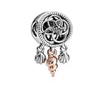 shangwang 925 Sterling Silver Mermaid Fish Charm Beading Suitable For Original Pandora Bracelet Pendant Diy Jewelry Making CMS1558-6