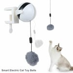 Electric Cat Toy Angel Intelligence Toy Interaktiivinen lelu, valkoinen