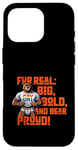 Coque pour iPhone 16 Pro Cadeau amusant Gay Bear Pride – Grand et fier LGBT pour homme