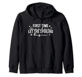 First Time Grandma Let the Spoiling Begin New 1st Time Gifts Zip Hoodie